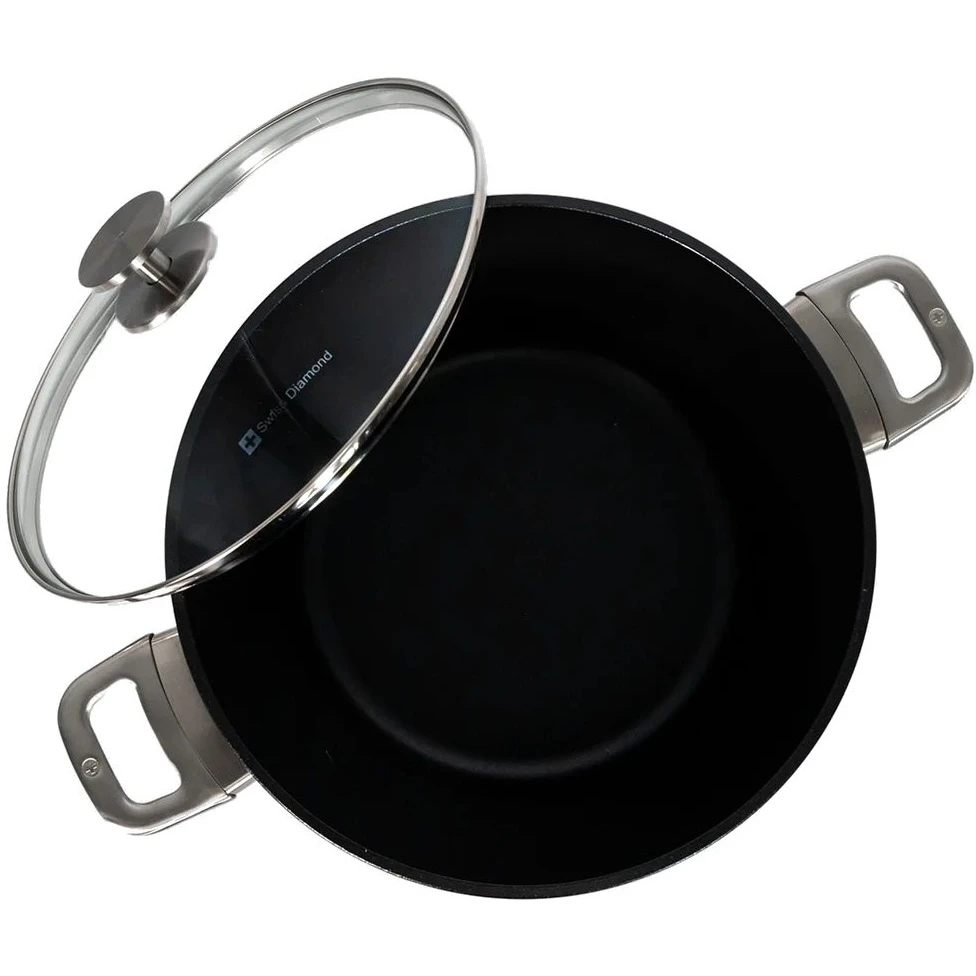 Каструля з кришкою Swiss Diamond CXD induction Ø 24 см. 0