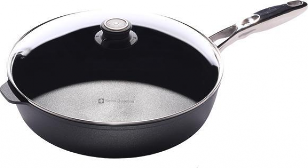 Сотейник з кришкою і металевою ручкою Swiss Diamond XD induction 5.5 л. Ø 32 см